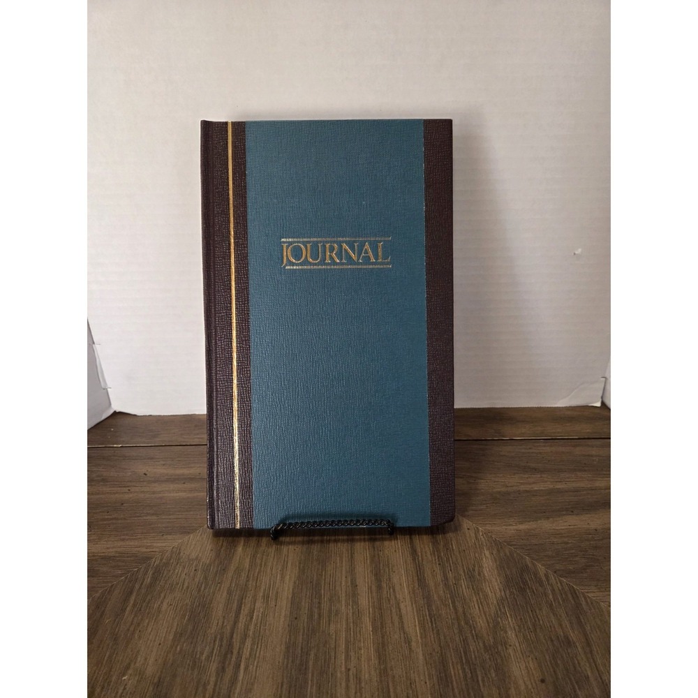 Wilson Jones S300-15J Blue Fabric Hardcover Journal Ledger vintage OOP